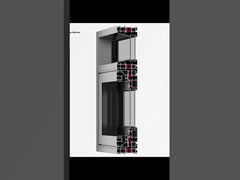 বাণিজ্যিক উইন্ডো পর্দা প্রাচীর আয়তক্ষেত্রাকার আকৃতির শব্দরোধী পর্দা প্রাচীর