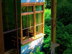 রঙ কাস্টম বিল্ডিং গ্লাস পর্দা প্রাচীর, ইউনিটাইজড সিস্টেম পর্দা প্রাচীর