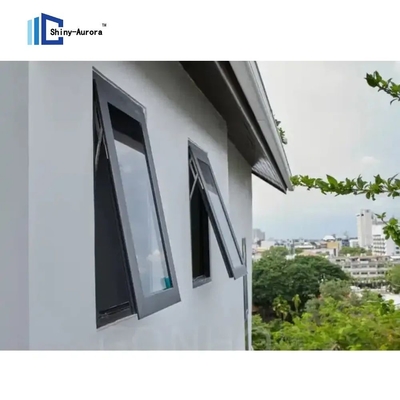 অ্যান্টি-চুরি চোর প্রুফ অ্যালুমিনিয়াম উইন্ডোজ 36 X 48 সাউন্ডপ্রুফ কেসিং আউইং উইন্ডোজ