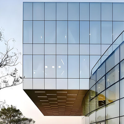 ইউভি প্রতিরোধের হ্যাঁ ট্রিপল টেম্পারেড গ্লাস এবং মূল ভূখণ্ডের শীর্ষ হার্ডওয়্যার সহ ইউনিটাইজড পর্দা প্রাচীর