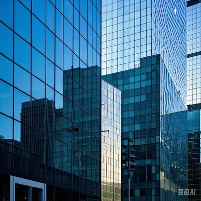 উচ্চতর শব্দ নিরোধনের জন্য পাউডার কোটিং ডাবল গ্লেজড প্রিফেব্রিকেটেড গ্লাস фасаড